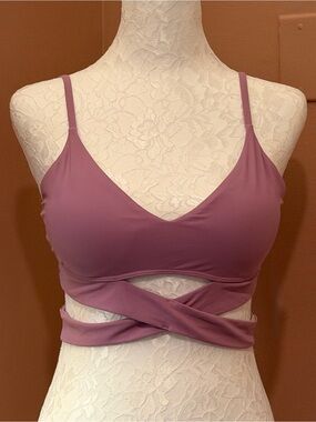 lululemon athletica Mauve Crisscross Bralette